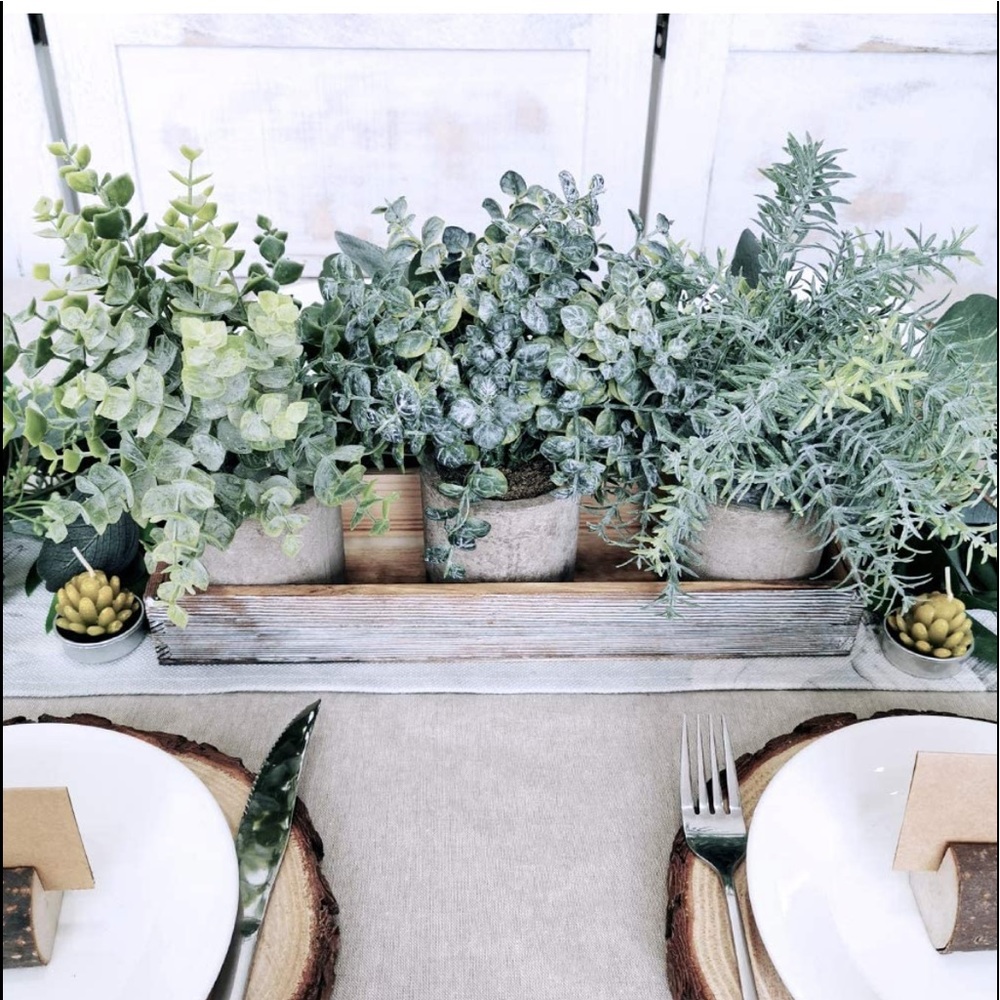 Set of 3 Artificial Plants